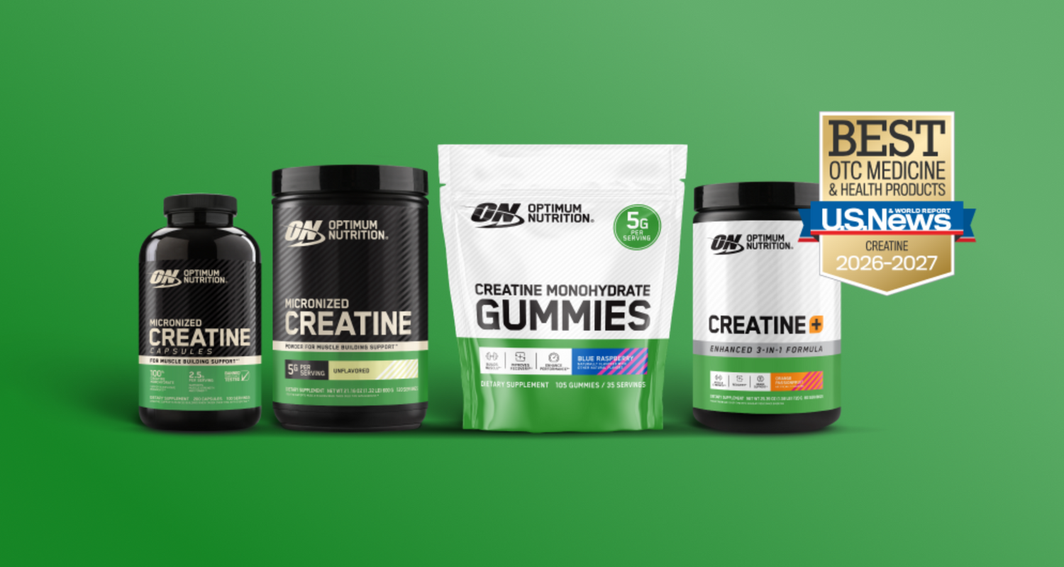 U.S. News Ranks Optimum Nutrition Creatine #1 Overall