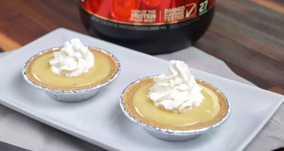 Birthday Cake Protein Pudding Pies