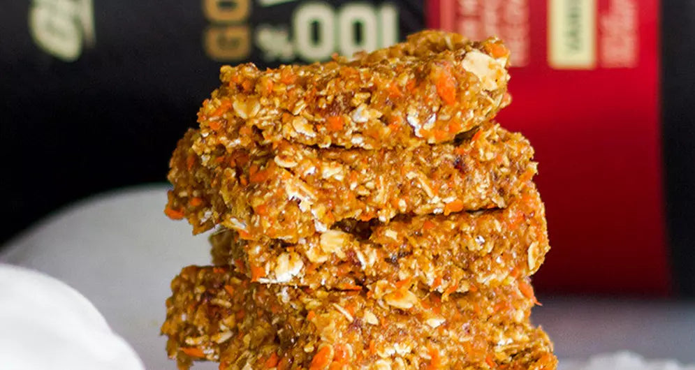 Carrot Cake Protein Bars