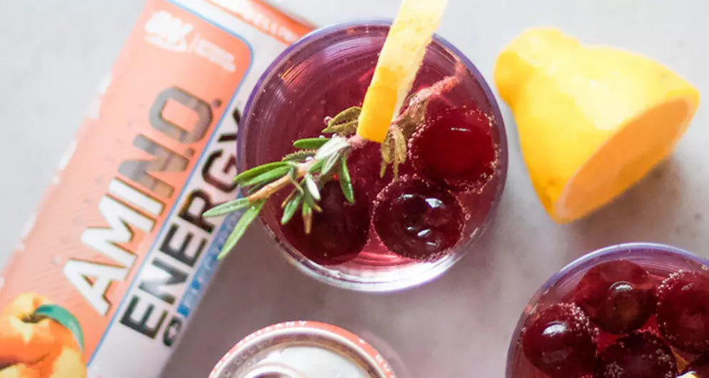 Peach And Cherry Mocktail