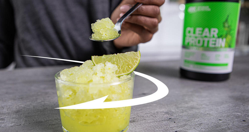 Schnelle und einfache Limetten-Granita