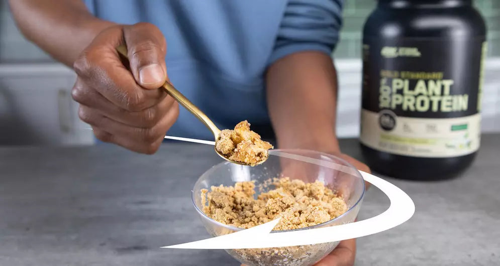 Protein Packed Apple Crumble