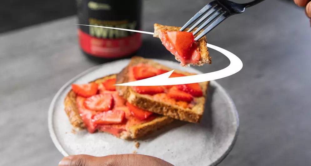 Strawberry Protein Toast