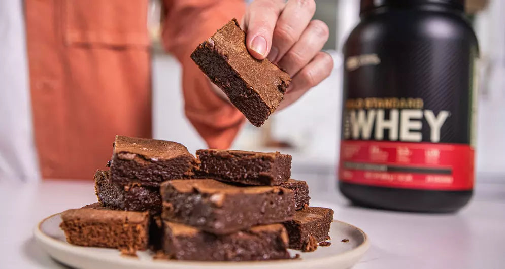 Super Rich & Gooey Chocolate Protein Brownies