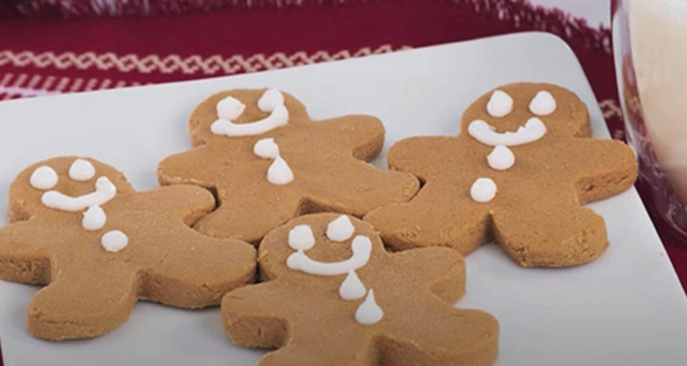 Bonshommes en pain d'épices à la chocolat blanc
