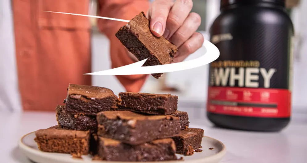 Super Rich & Gooey Chocolate Protein Brownies