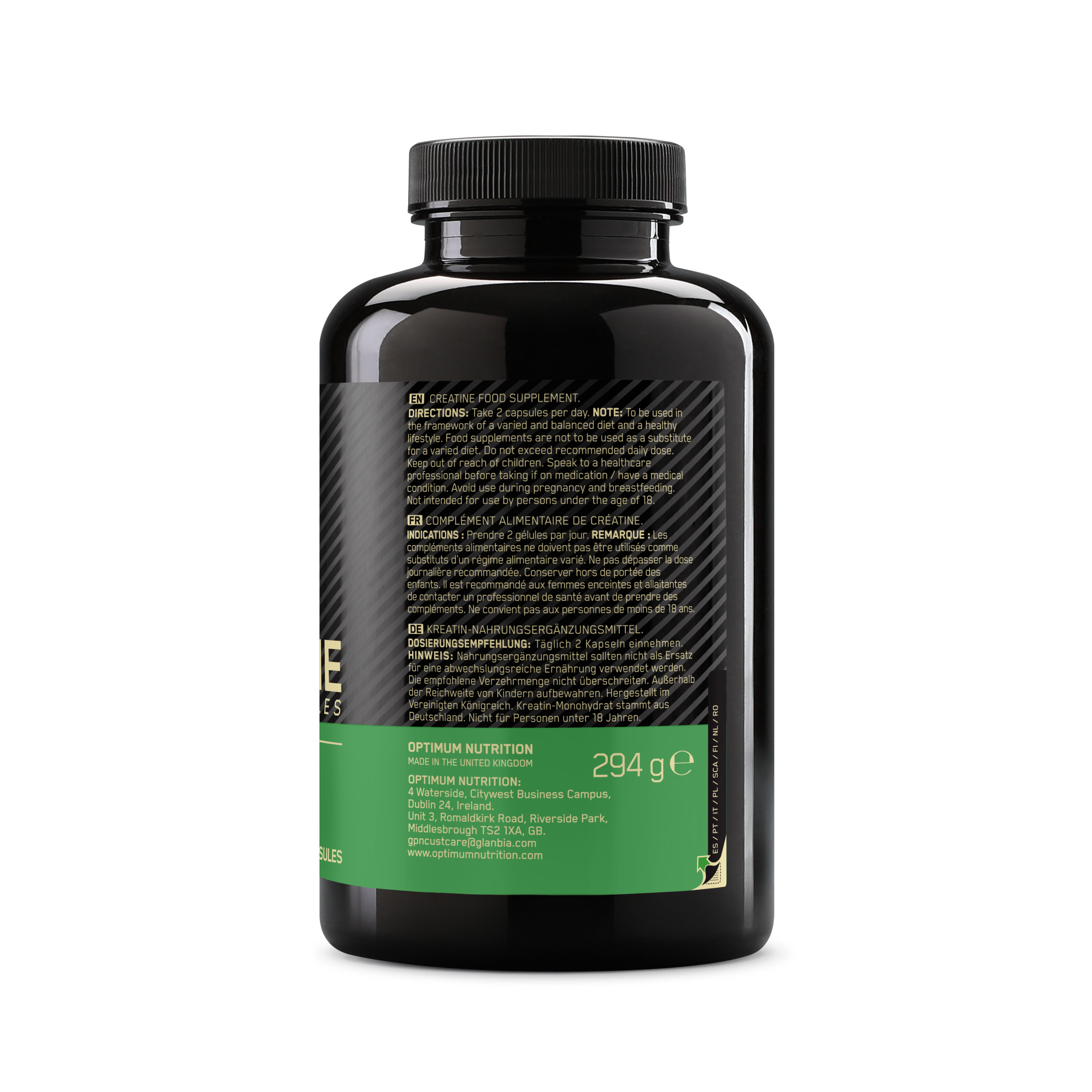Creatine Capsules - 200 capsules (100 Servings)