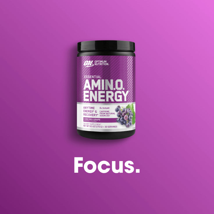 Optimum Nutrition Essential Amino Energy, Concord Grape flavor, 30 servings, supports energy and recovery