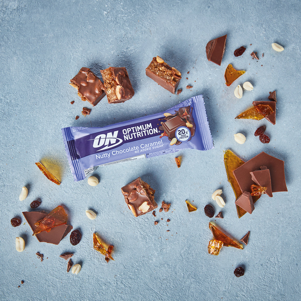 Nutty Chocolate Caramel Protein Bar - 20g high protein