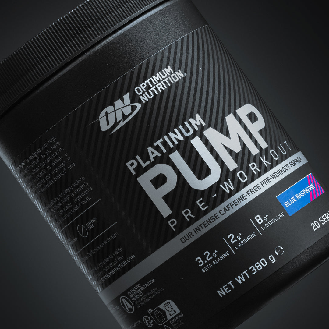 Platinum Pump Pre-Workout Caffeine-Free Powder - 380g (20 Servings)