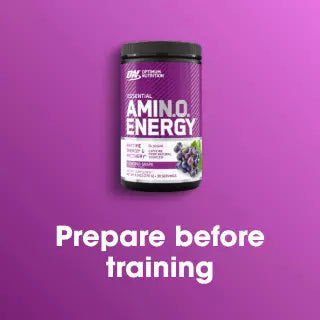 Optimum Nutrition Essential Amino Energy container, grape flavor, dietary supplement for energy and focus