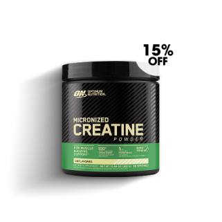 creatine 15% off