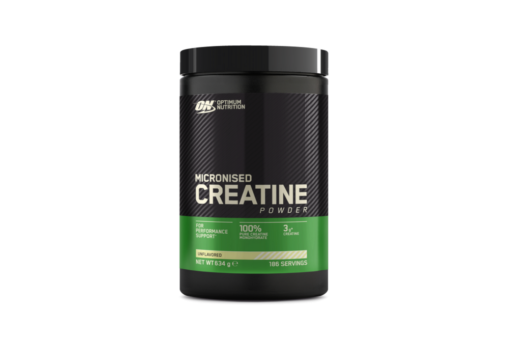 Optimum Nutrition Micronised Creatine Powder, 317g container, supports performance and muscle building
