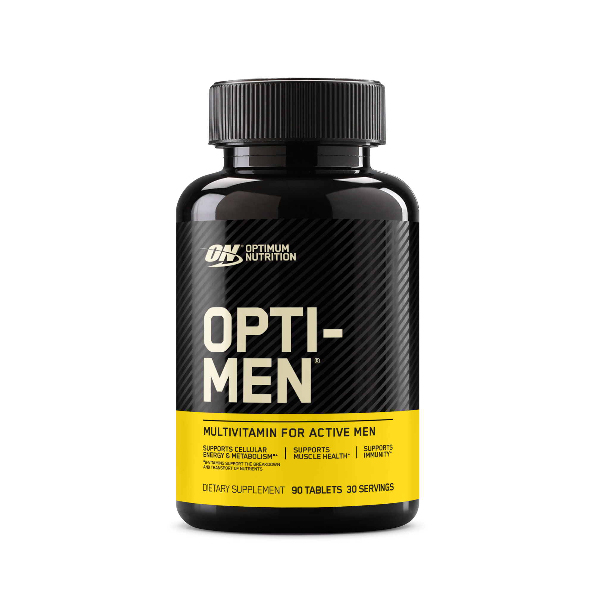 Optimum Nutrition Opti-Men multivitamin supplement, 240 tablets, designed for active men, supports metabolism and muscle health