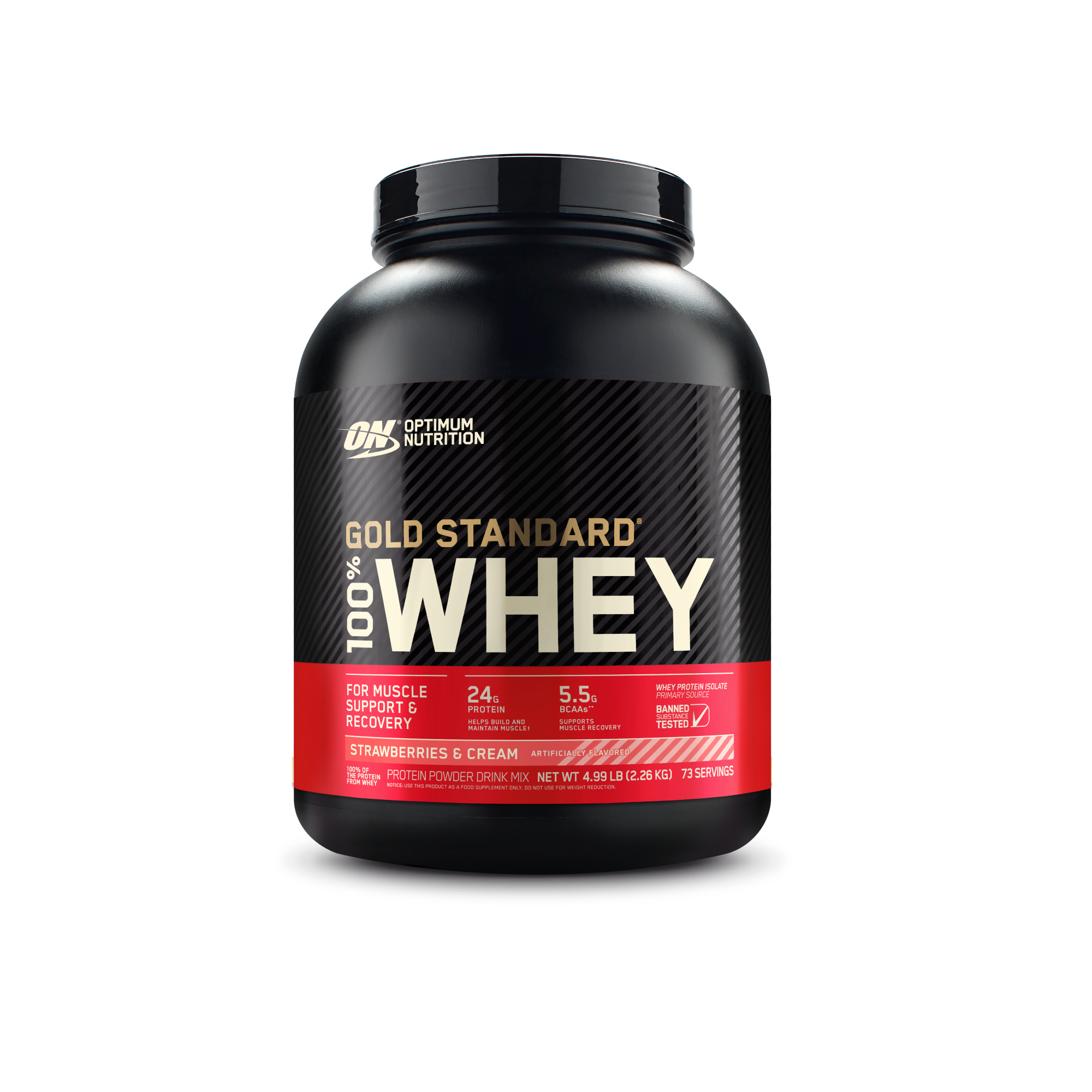 Optimum Nutrition Gold Standard 100% Whey Protein, 10 lb container, Extreme Milk Chocolate flavor, for muscle support and recovery