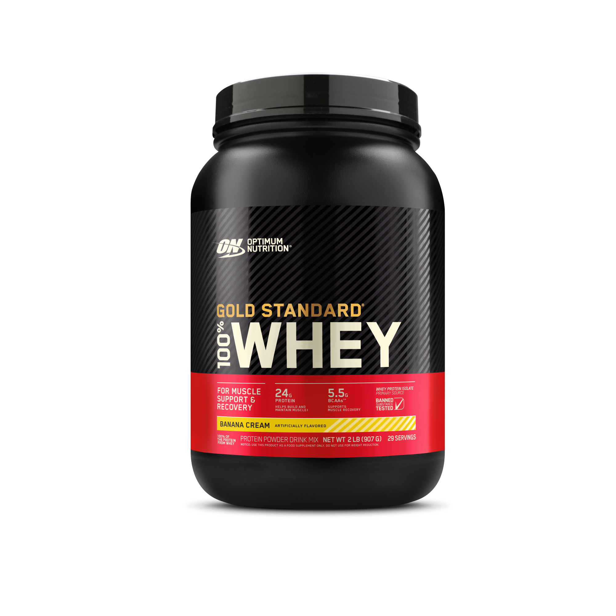 Optimum Nutrition Gold Standard 100% Whey Protein, 1.5 lb container, Chocolate Peanut Butter flavor, for muscle support and recovery