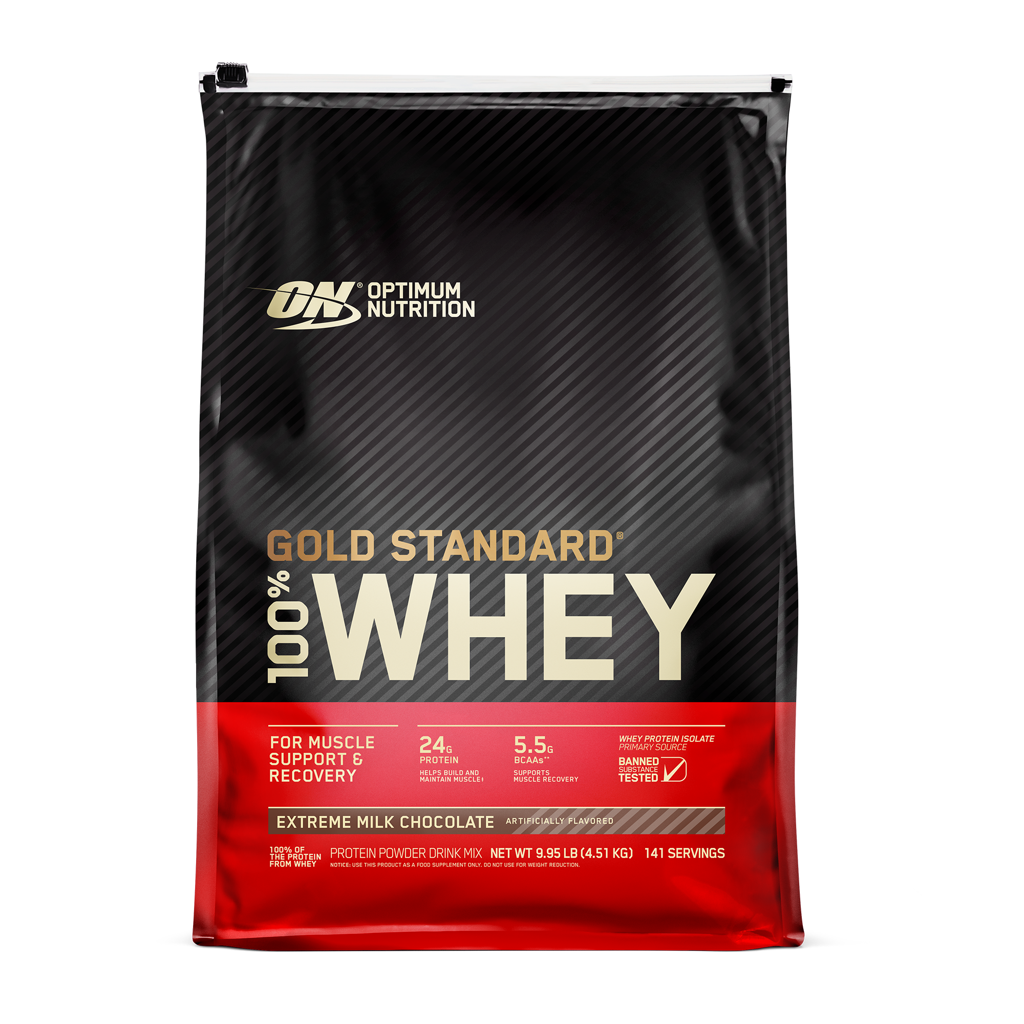 Optimum Nutrition Gold Standard 100% Whey Protein, 1.5 lb container, Girl Scouts Thin Mints™ flavor, for muscle support and recovery