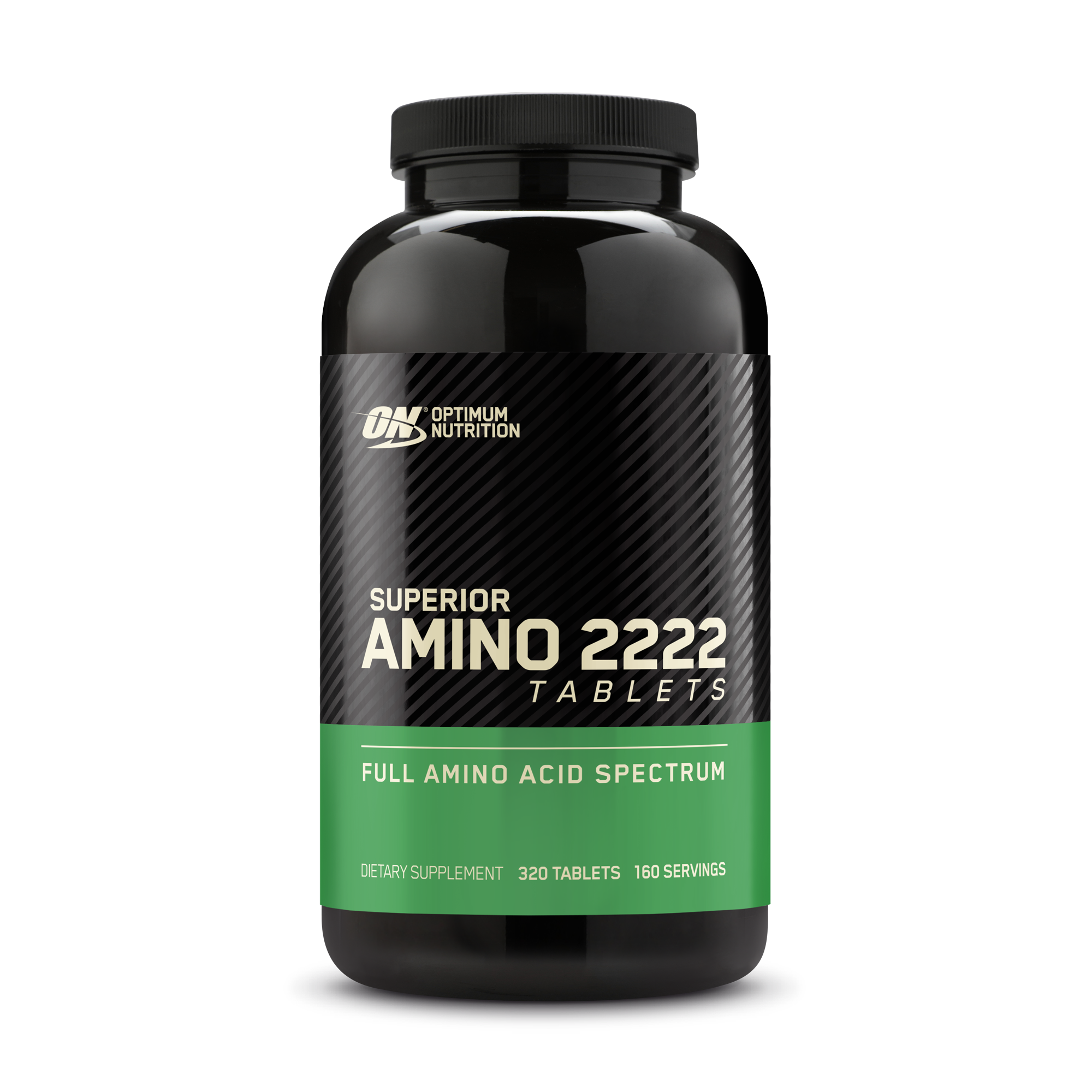 Optimum Nutrition Superior Amino 2222 tablets, 320 tablets bottle, full amino acid spectrum