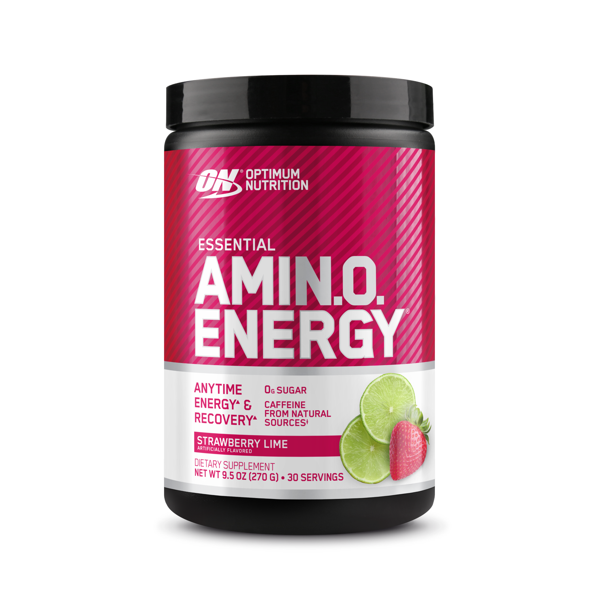 Optimum Nutrition Essential Amino Energy pre-workout, 0.6 lb container, Fruit Fusion flavor, dietary supplement, supports energy and recovery