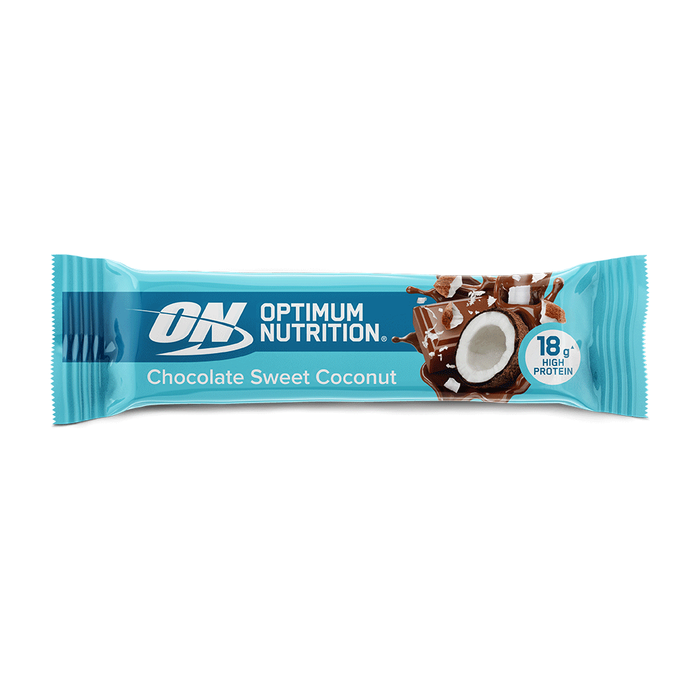 Optimum Nutrition protein bar, Chocolate Sweet Coconut flavor, 18g high protein content