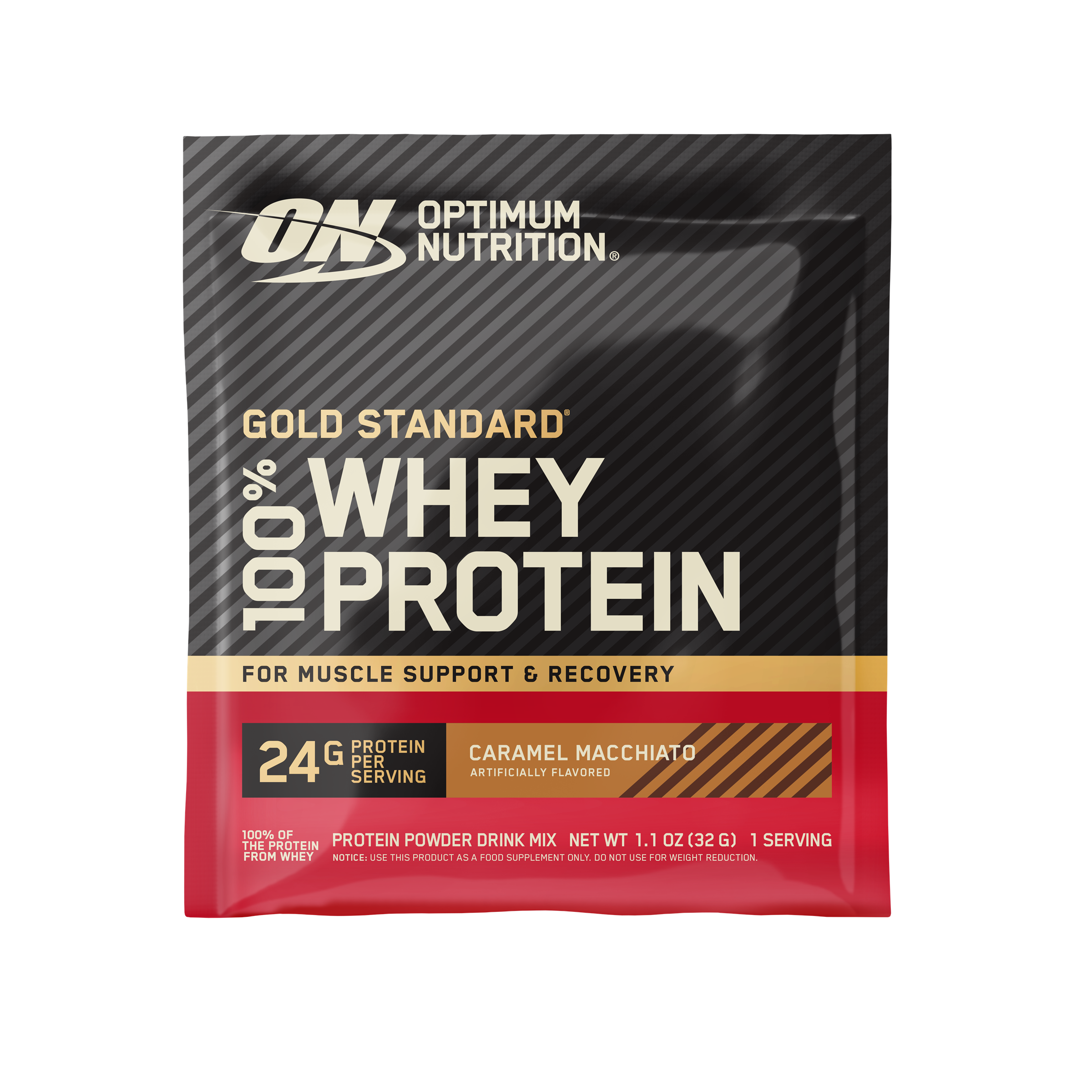 Optimum Nutrition Gold Standard 100% Isolate, 1 Packet Serving, Extreme Milk Chocolate flavor, whey protein isolate powder