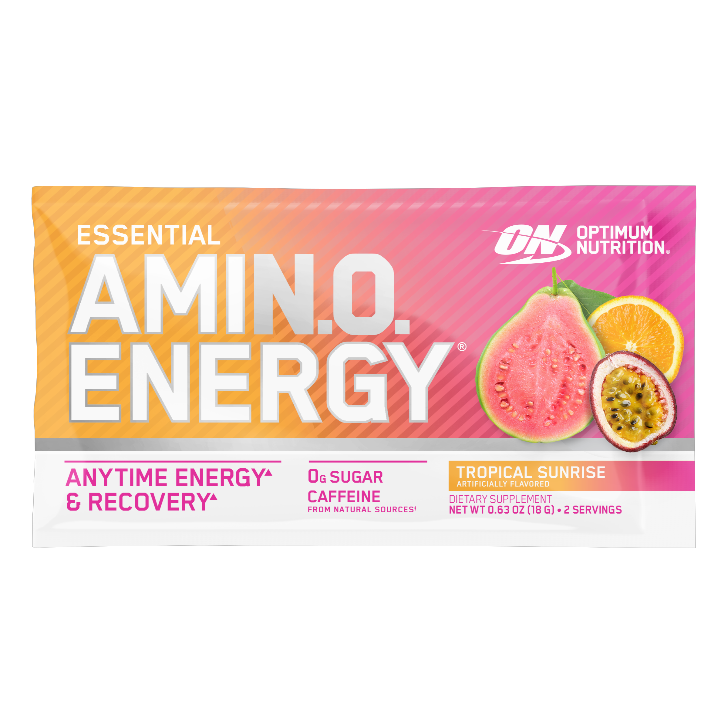Optimum Nutrition Essential Amino Energy sachet, Tropical Sunrise flavor, 2 servings