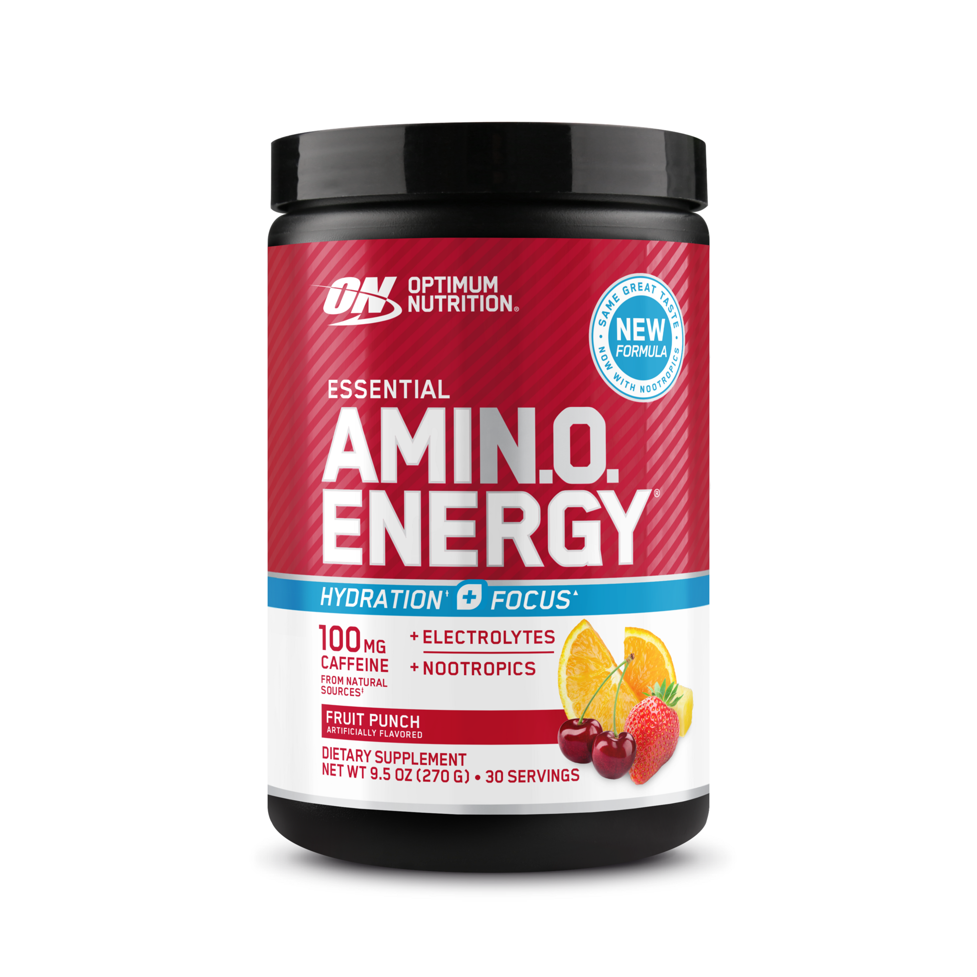 Optimum Nutrition Essential Amino Energy powder, 0.6 lb, Tangerine Wave flavor, 30 servings