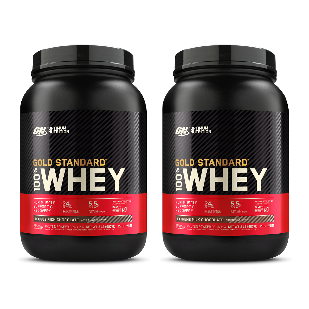 2x GOLD STANDARD 100% WHEY™ Protein (2 lbs)