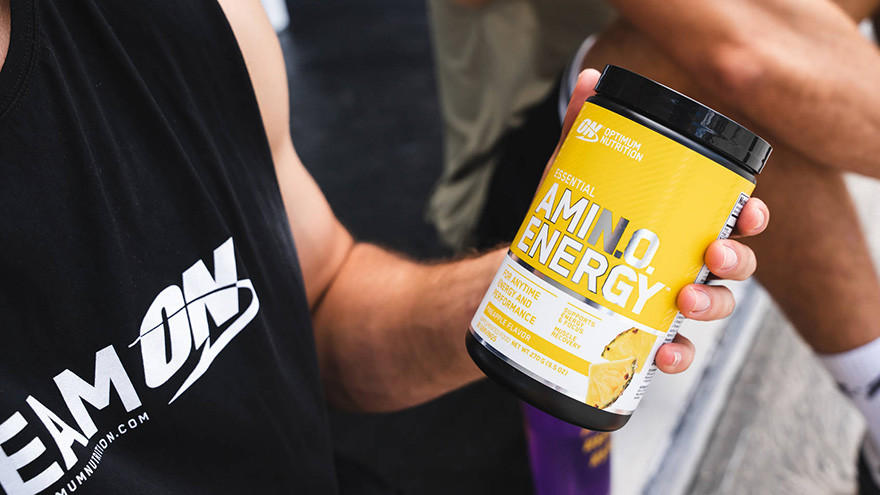 Optimum Nutrition Essential Amino Energy supplement, 270g container, supports energy and focus