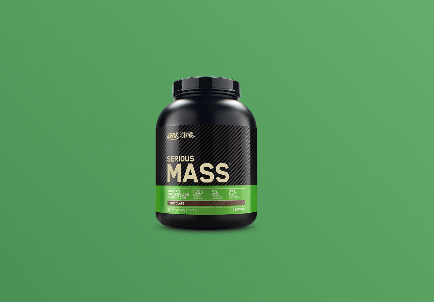 Optimum Nutrition Serious Mass, high-calorie protein powder, 12 lb container for weight gain and muscle recovery