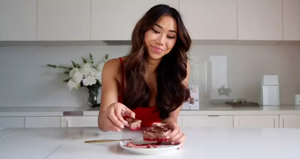 Amy Lee Chocolate Raspberry Ice Cream Slice