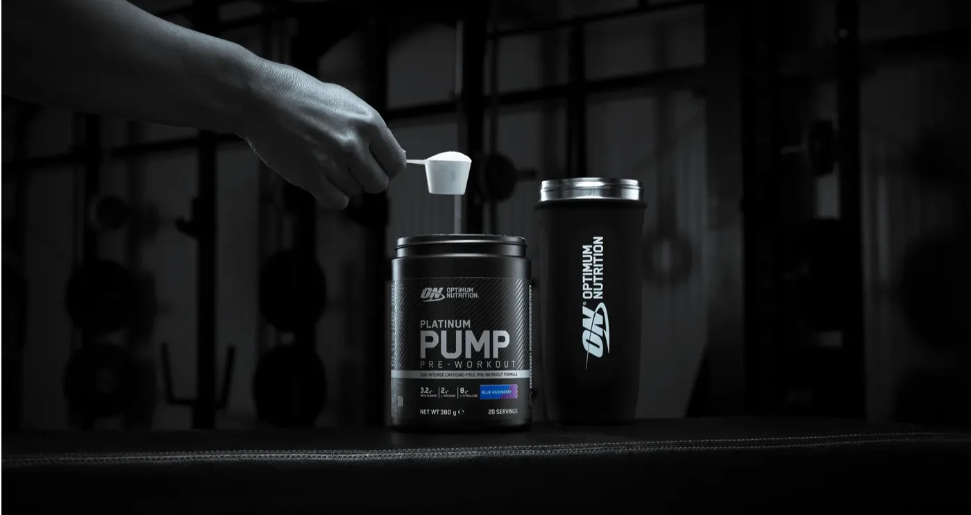 Tu cherches un coup de pouce à l'entraînement sans la caféine? Platinum Pump Pre-Workout est fait pour toi.