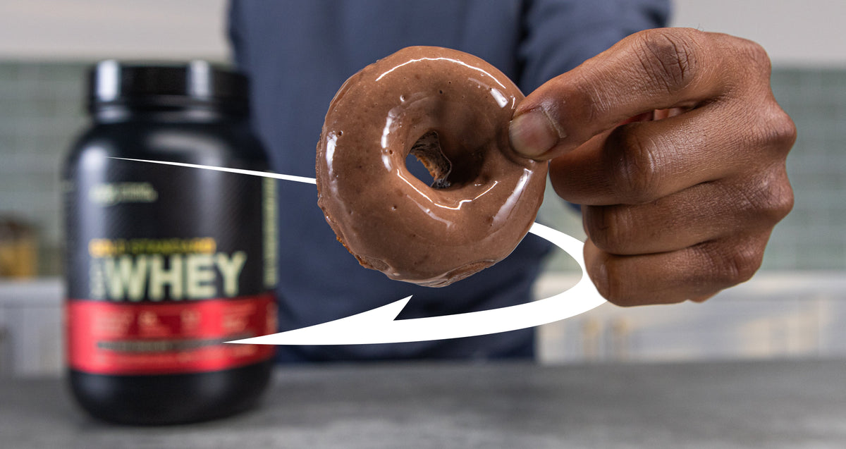Protein Chocolate Covered Donuts
