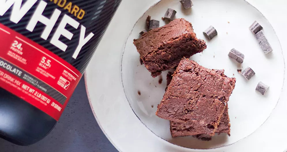 Chocolate protein brownies