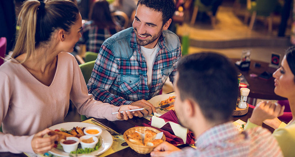 Beim Restaurantbesuch auf Kurs bleiben