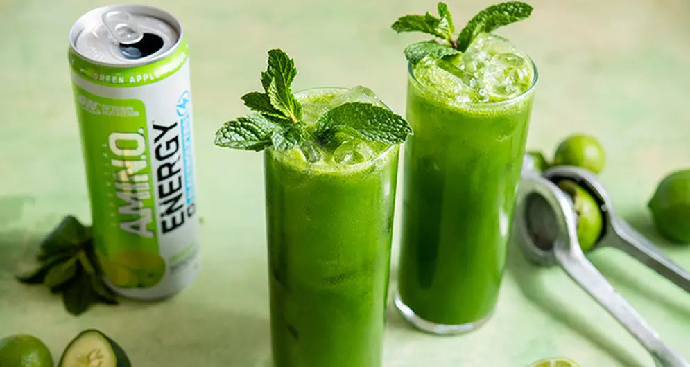 Cucumber-Green Apple “No-jito” Mocktail