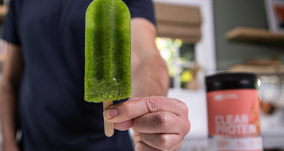 Protein packed ice pops