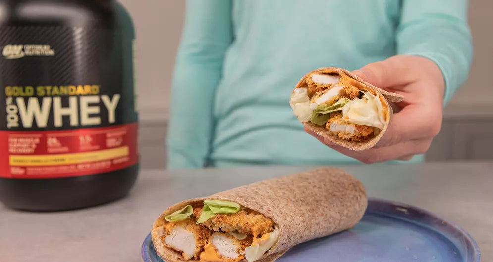 High Protein Air Fryer Chicken Wraps