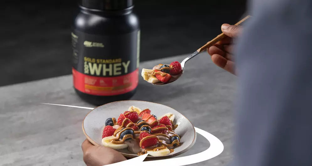 High Protein Banana Split Yogurt