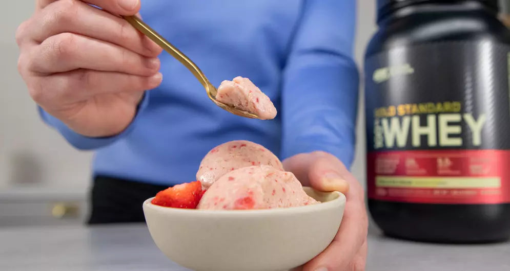 High Protein Low Calorie Strawberry Ice Cream