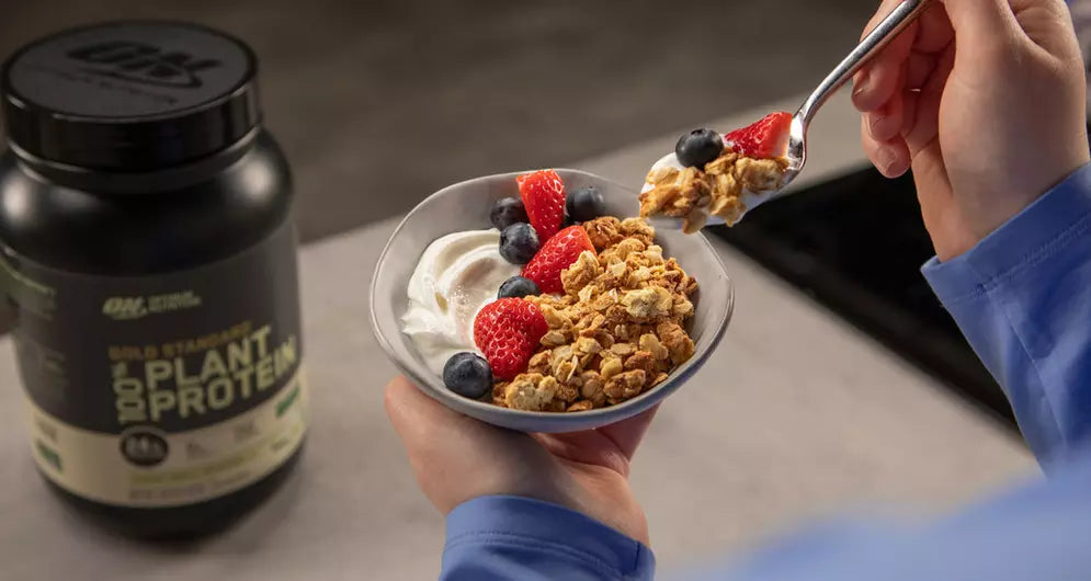 Hemmagjord proteinrik granola