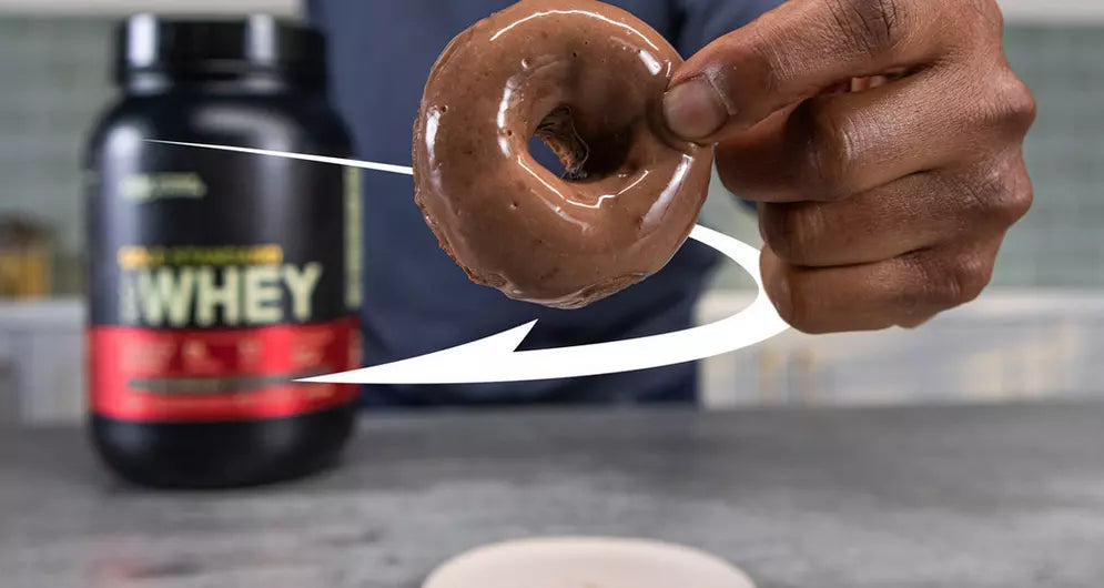 Protein Chocolate Covered Donuts