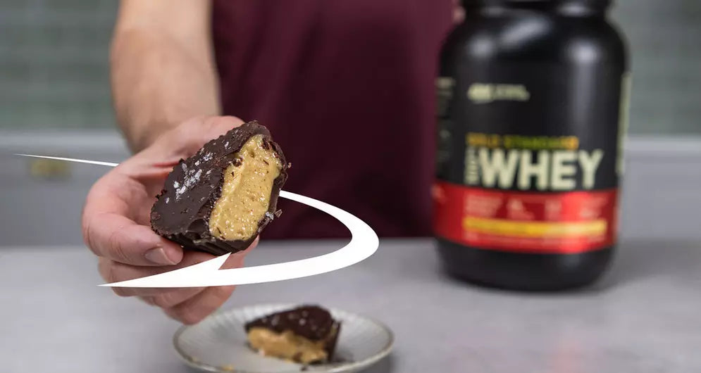 Protein Yogurt Cups with Cookie Dough & Peanut Butter