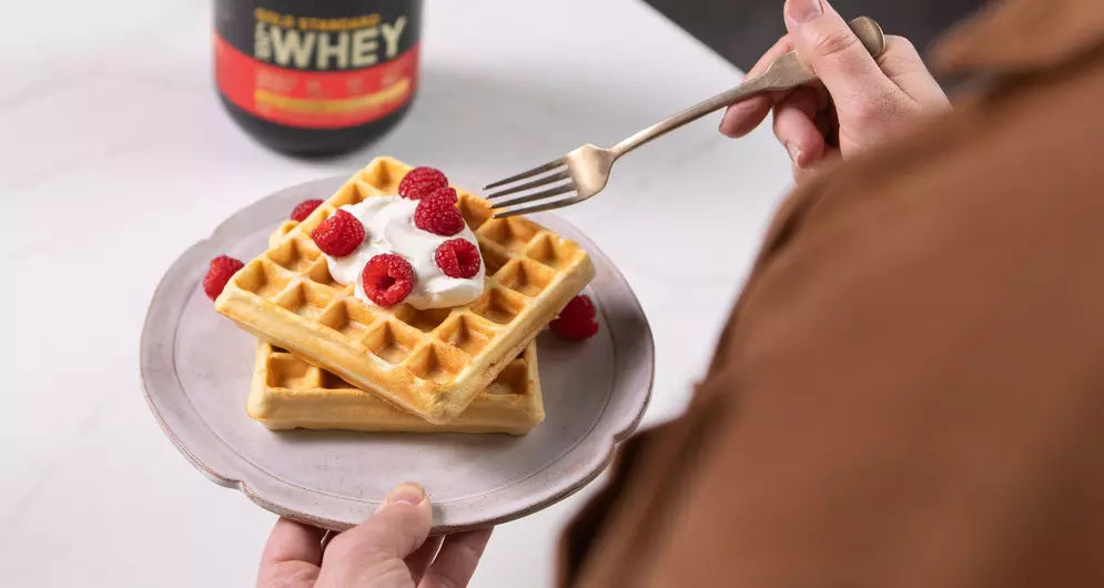 Vanilla Protein Waffles