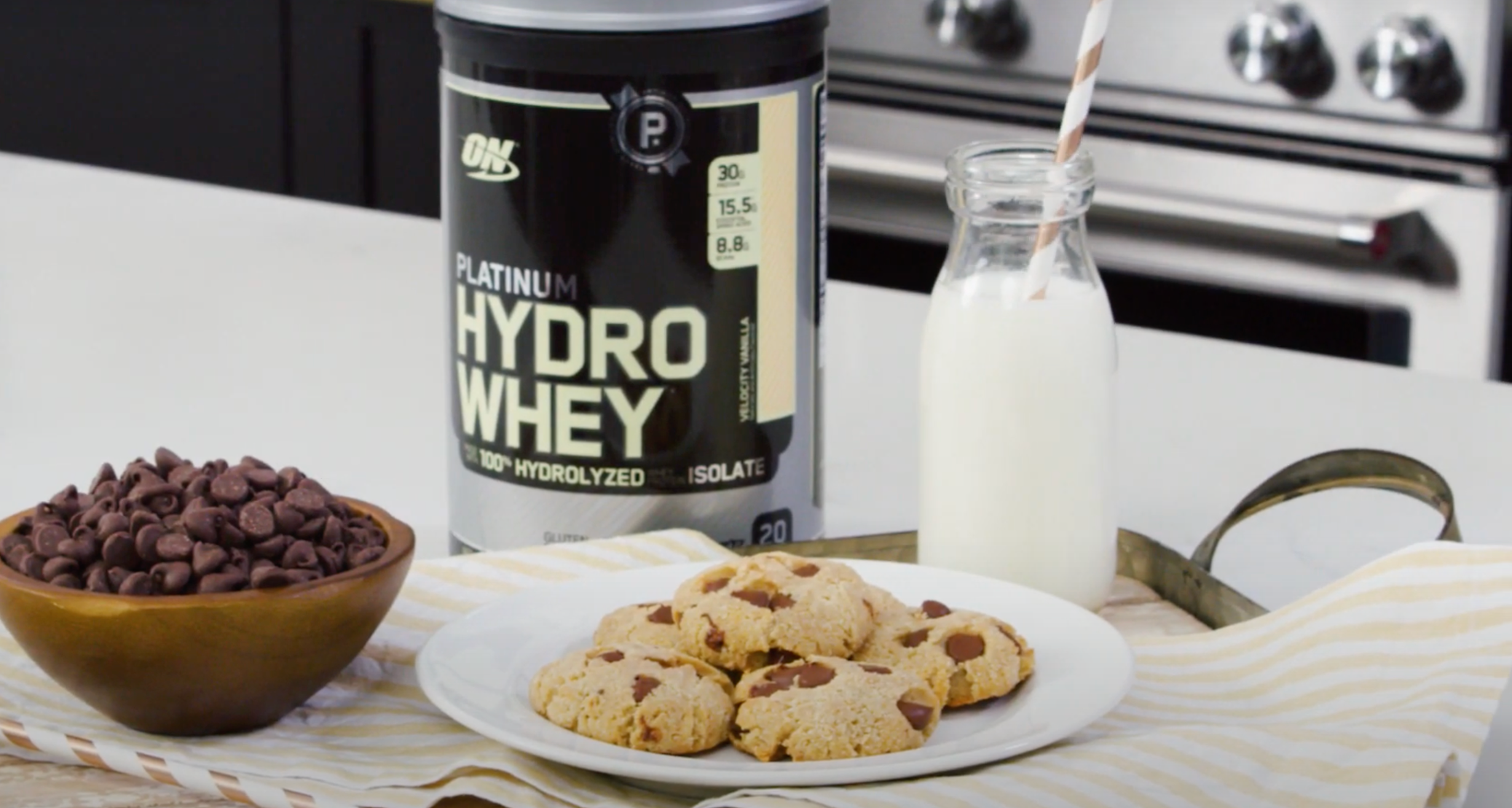 Hydrowhey Protein Chocolate Chip Cookies