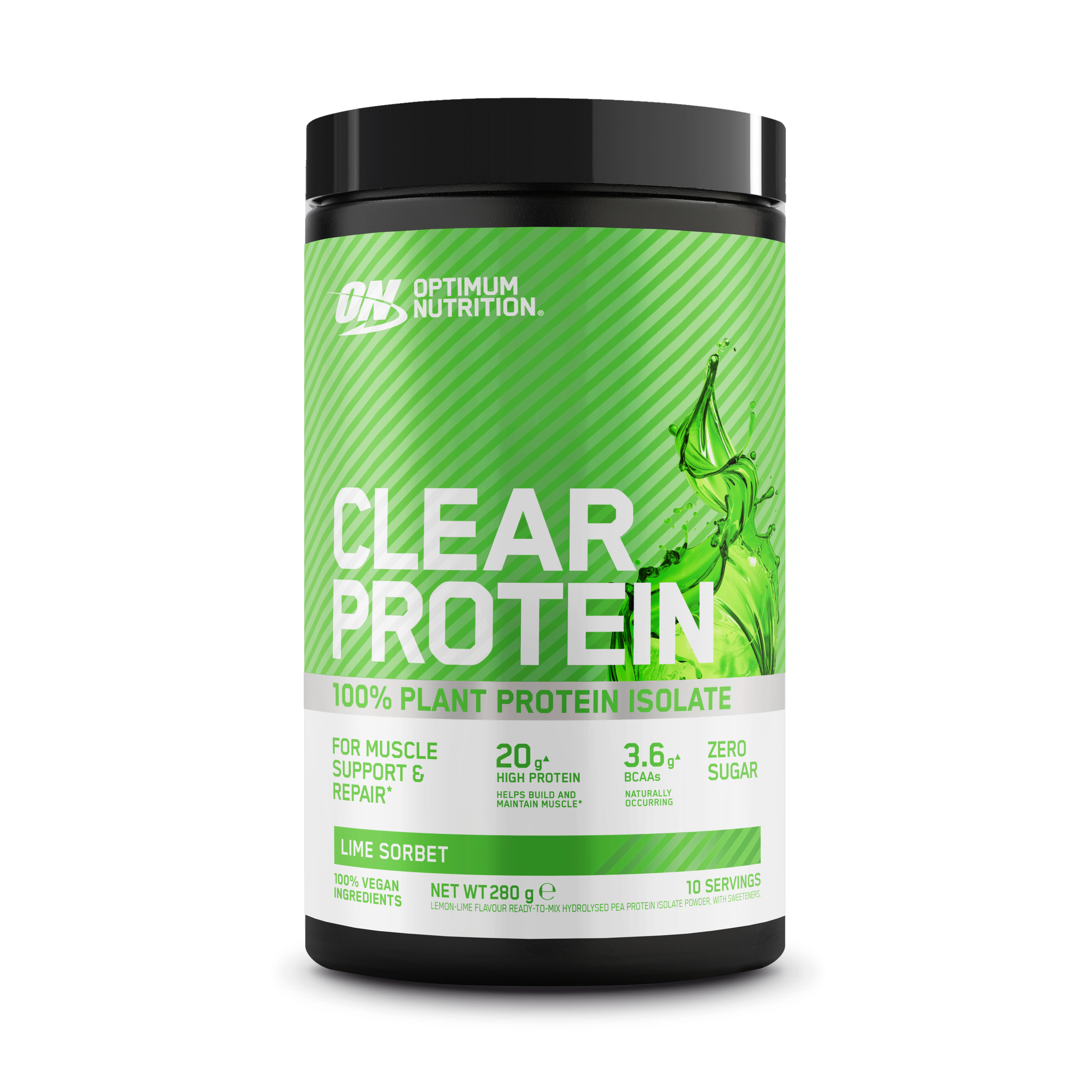 Clear Protein 100% Plant Protein Isolate Powder - 280g (10 Servings)