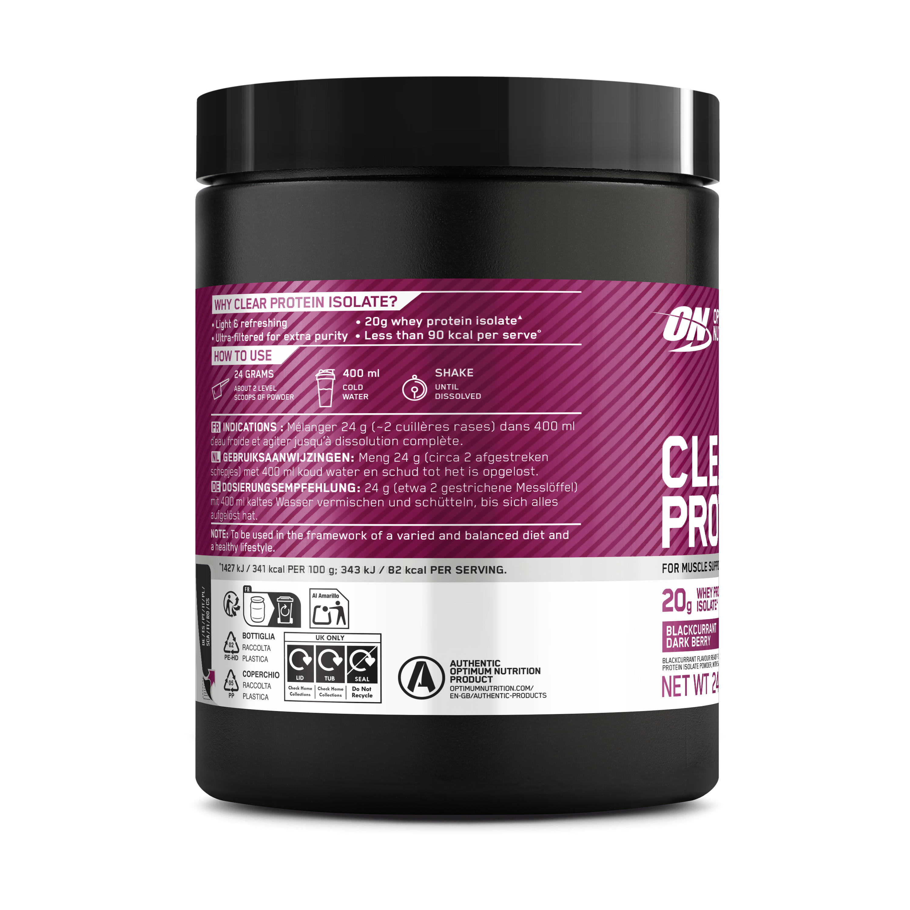 Clear Protein Powder