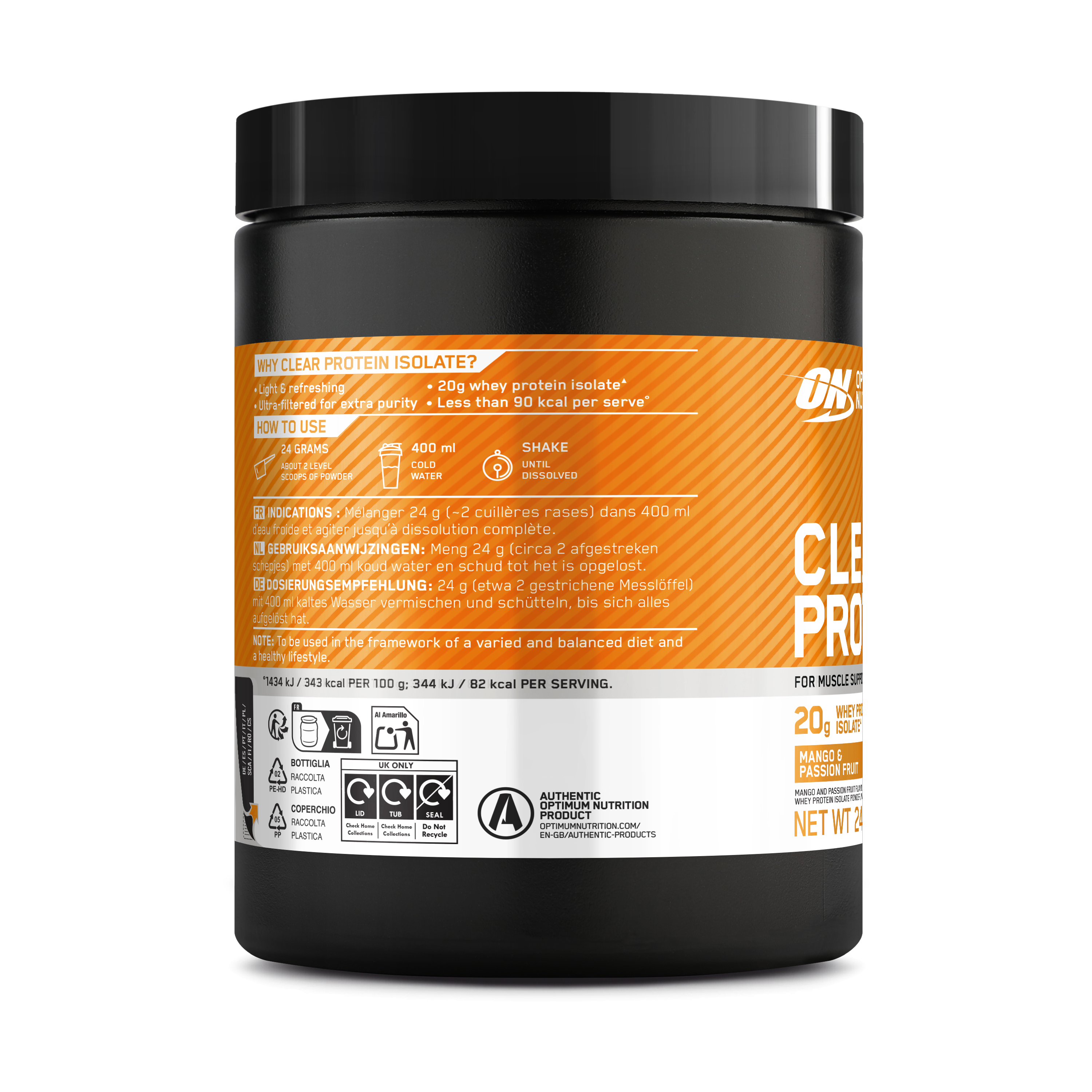 Clear Protein Powder