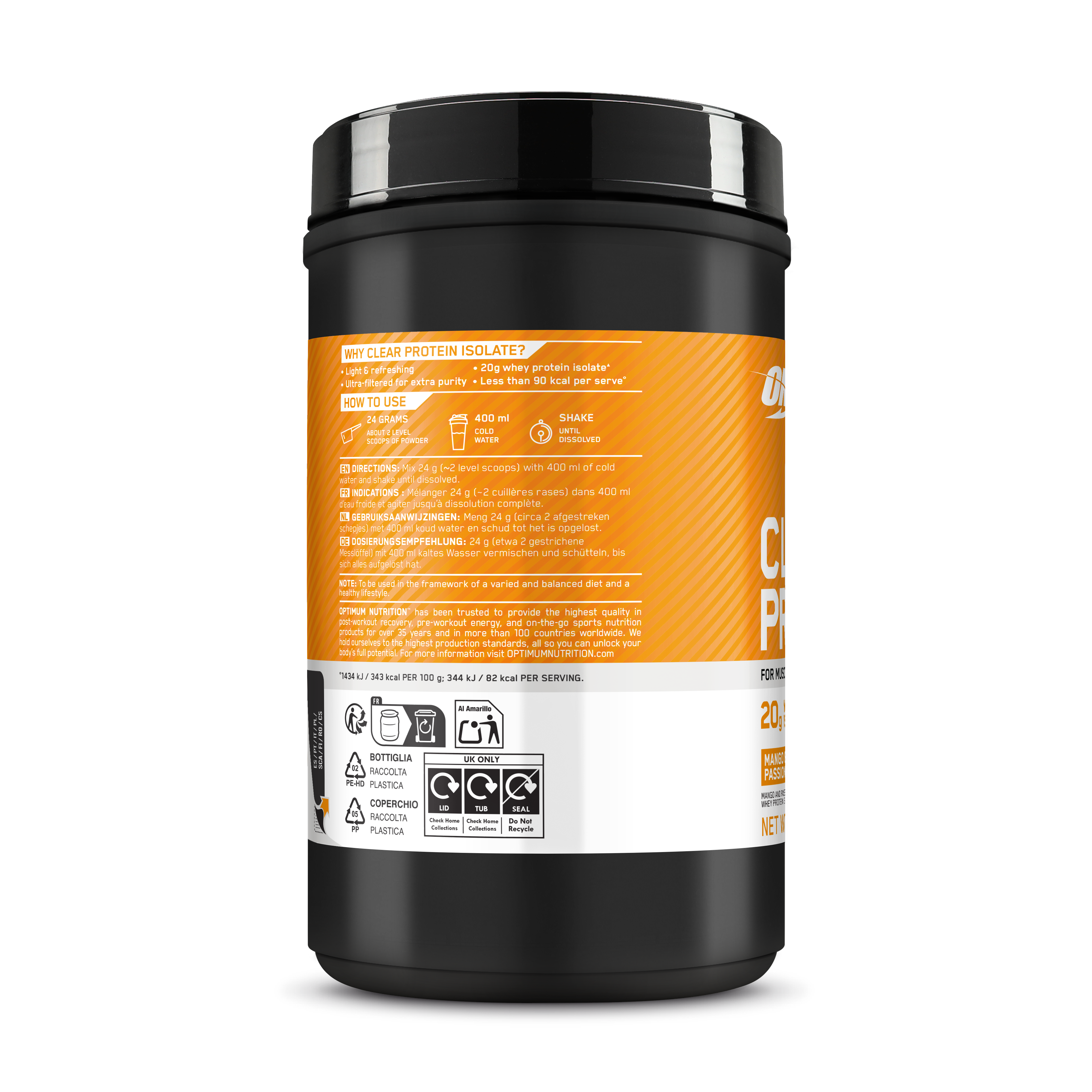 Clear Protein Powder