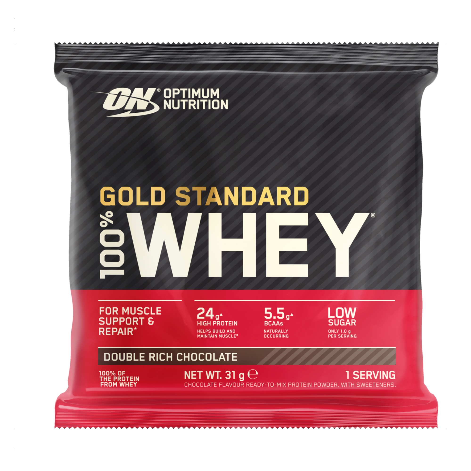 Gold Standard 100% Whey Protein Powder Sachets - 31g (1 Serving)